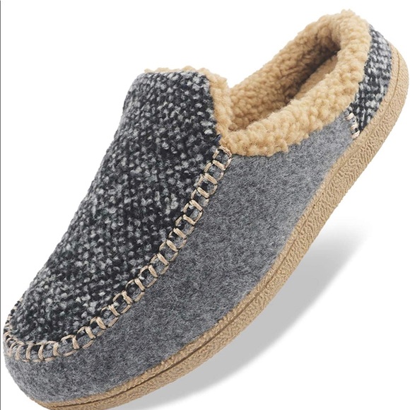 GUMUSSERVI Men’s Moccasin Memory Foam Slippers - Picture 7 of 9